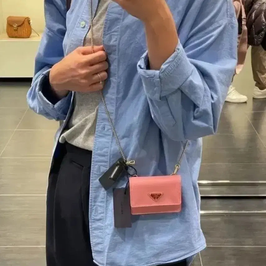 [BUNJANG] Prada Saffiano Mini Crossbody Bag / (정품) 프라다 크로스백