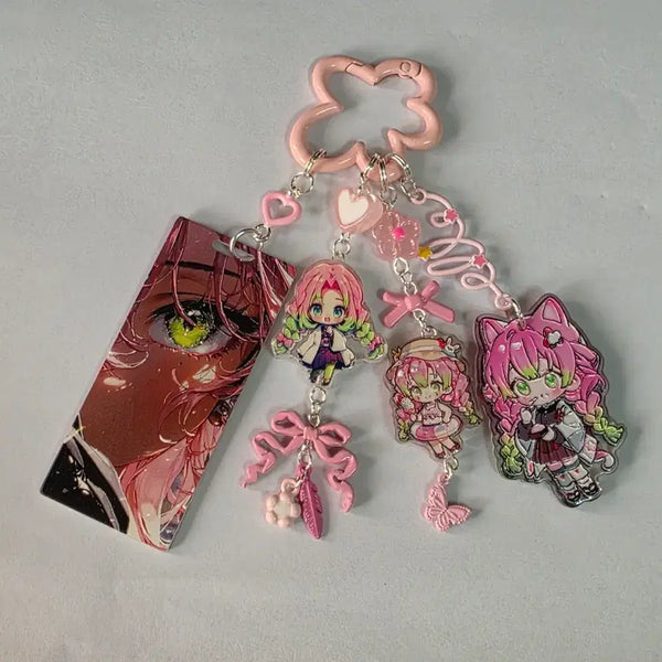 [BUNJANG] Kanroji Mitsuri Acrylic Keyring / 귀멸의 칼날 칸로지 미츠리 키링