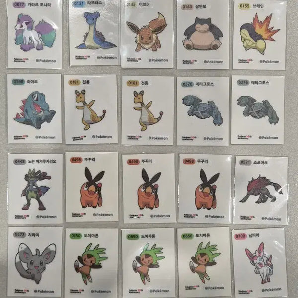 [BUNJANG] Pokemon Sticker Collection - Season 5 & Artwork / 포켓몬 띠부씰 시즌5 및 아트워크