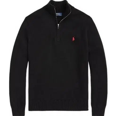 [BUNJANG] Polo Mesh Cotton Half Zip / 폴로 남성 메쉬 코튼 반집업