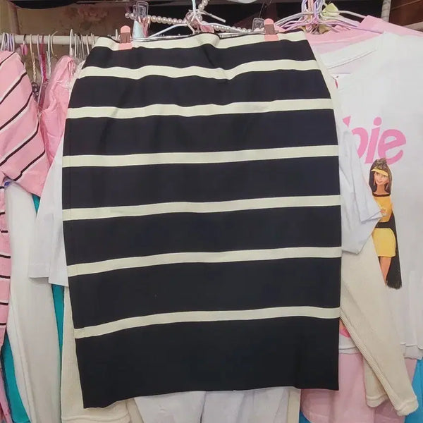 [BUNJANG] Talbots Striped Midi Skirt / 스트라이프 수입 탈봇 미국브랜드