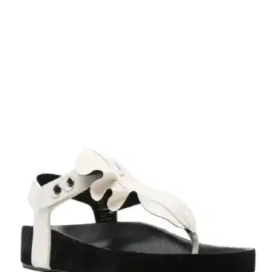 [BUNJANG] Isabel Marant Leather Ruffle Sandals / 024 이자벨마랑 천연가죽 러플 샌들 39