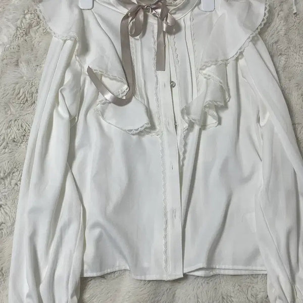 [BUNJANG] Honey Cinnamon Ribbon Blouse / 허니시나몬 블라우스