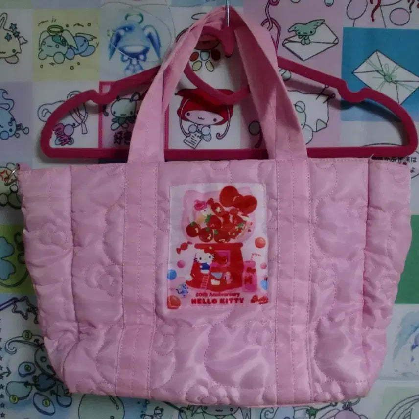 [BUNJANG] Hello Kitty 50th Anniversary Tote Bag / 헬로키티 50주년 토트백 가방