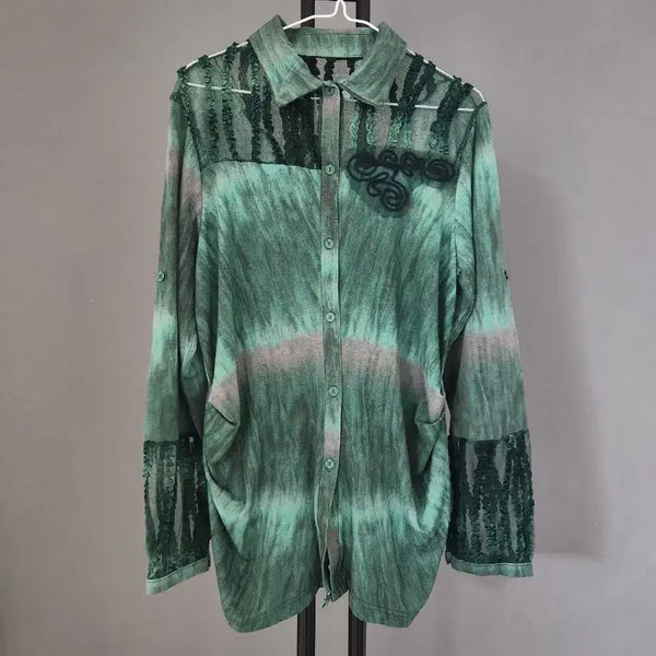 [BUNJANG] LA PAOLA Gray Washed Shirt / LA  PAOLA   그레이 워싱 셔츠  105