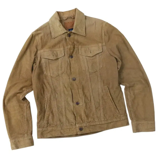 [BUNJANG] GAP Corduroy Trucker Jacket Beige/Brown / GAP 갭 코듀로이 트러커 자켓 (S)