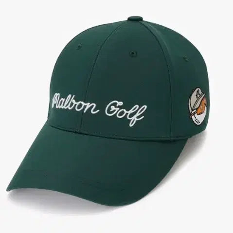 [BUNJANG] Malbon Golf Blaze Script Ball Cap Green / (미사용 상품)말본 골프 블레이즈 스크립트 볼캡 GREEN