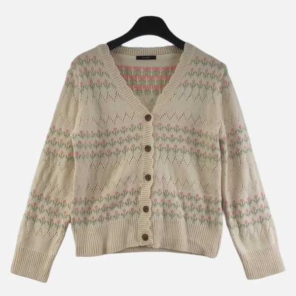 [BUNJANG] Ban.eike Cream Cardigan / 반에이크 크림 여자 FREE 가디건 O3276