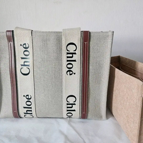 [BUNJANG] Chloé Woody Medium Tote Bag / 끌로에 우디 토트백