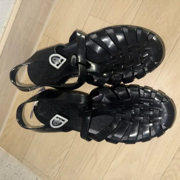 [BUNJANG] Meduse Black Sandals Size 250 / 새상품 메듀즈 블랙 250