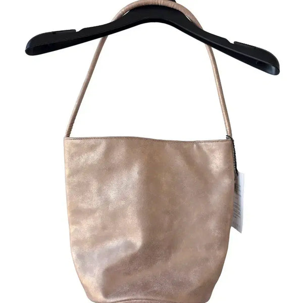 [BUNJANG] Cylindrical Shoulder Bag - Apricot / 살구색 원통형 숄더백/새제품