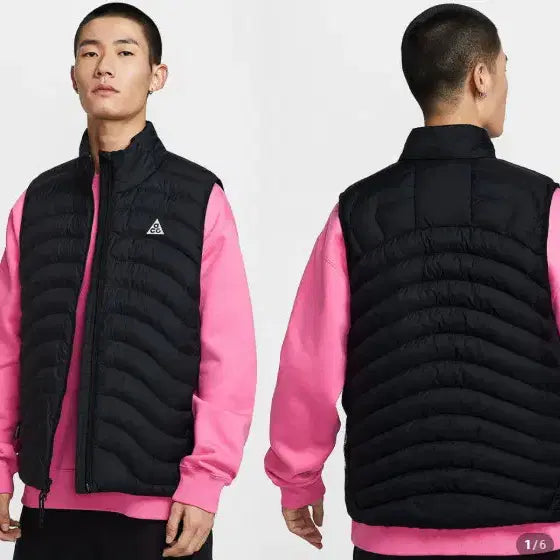 [BUNJANG] Nike ACG Lava Flow Vest Black Large / 나이키 acg 라바플로우 베스트 블랙 미듐사이즈