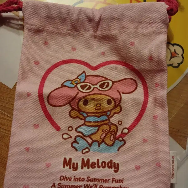 [BUNJANG] Sanrio My Melody Lucky Draw Pouch Limited Edition / 새제품)올리브영 산리오 마이멜로디 복조리파우치 한정판팝니다