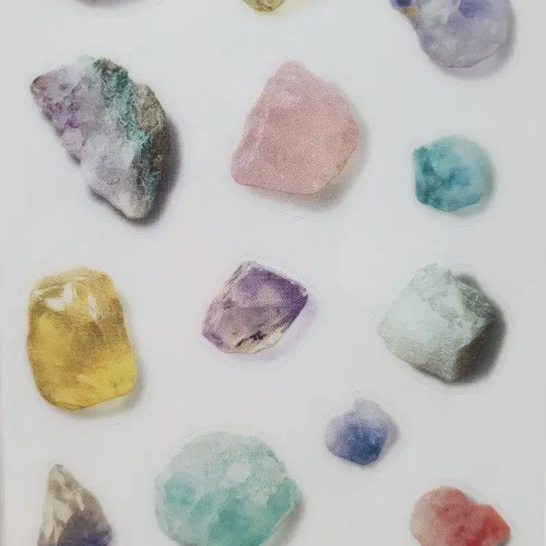 [BUNJANG] Appree Nature Sticker (Raw Stone) / 다꾸) 어프리 네이처 스티커 (원석)