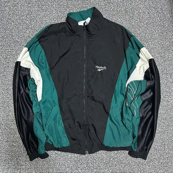 [BUNJANG] Reebok Old School Windbreaker Jacket / (L) 리복 올드스쿨 바람막이 자켓