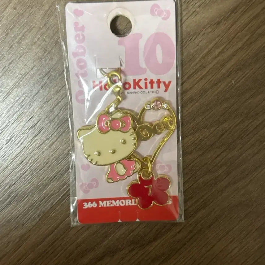 [BUNJANG] Hello Kitty Birthday Charm Keychain (October 7) / 헬로키티 생일참 키링