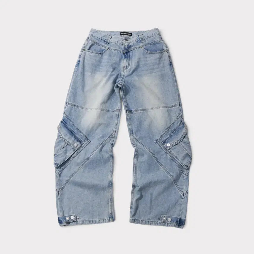 [BUNJANG] VACANT ARCHIVE Cargo Denim Pants / [M] 베이컨트 아카이브 카고 데님팬츠