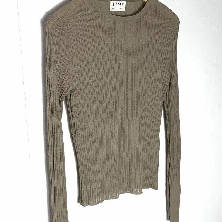 [BUNJANG] Time Long Sleeve Top / 타임 니트