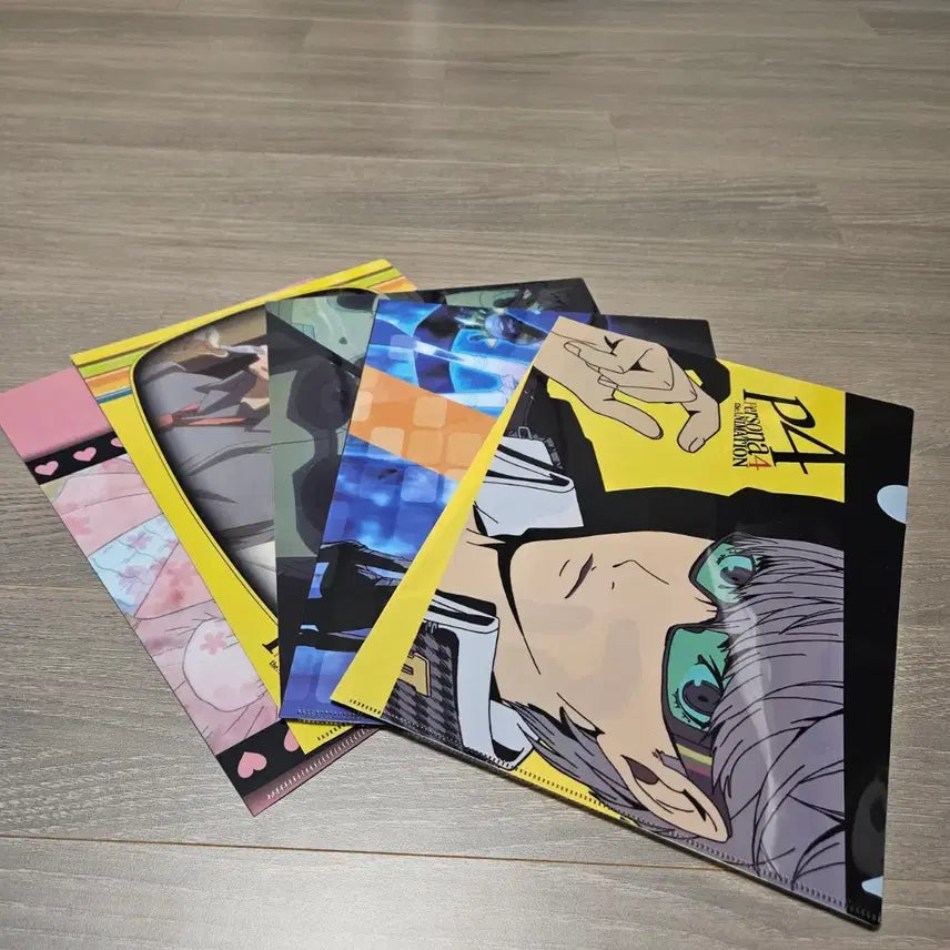 [BUNJANG] Persona 5 Clear File Set (5 pcs) / 페르소나 클리어 파일 5장 4주 나나코 도지마 하나무라 요스케 등