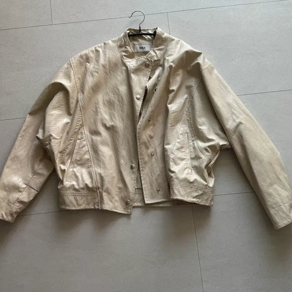 [BUNJANG] PebbleM Crack Fake Jacket / 페블엠 Crack Fake Jacket
