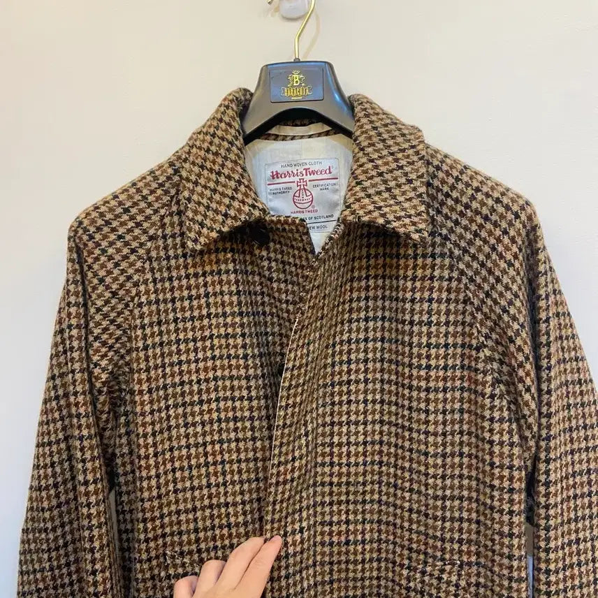 [BUNJANG] Beams Plus Harris Tweed Coat / 빔즈 플러스 건클럽 해리스 트위드 코트
