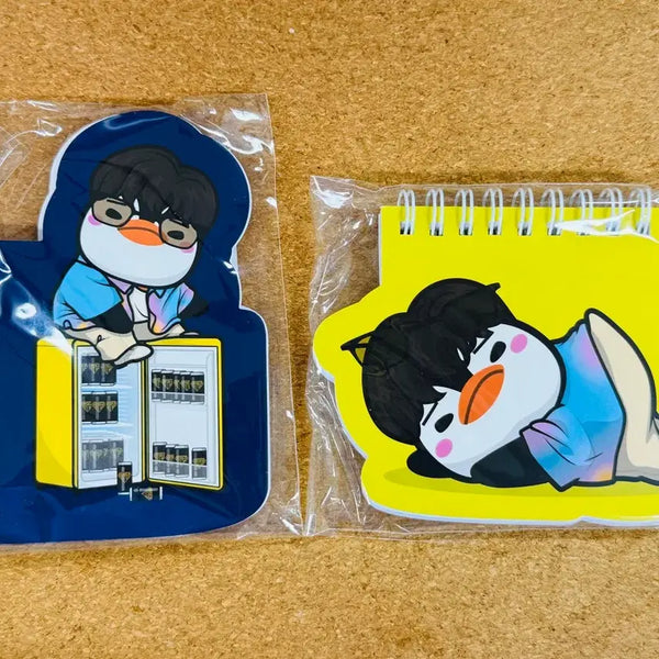 [BUNJANG] 2PM Junho "Peng-i" Notebook Set (2 Types, Sealed) / (미개봉) 이준호 펭펭이 노트 2종 일괄