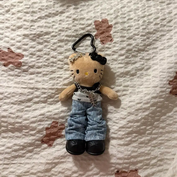 [BUNJANG] Hello Kitty Y2K Long Leg Keychain Doll / (새상품) 헬로키티 y2k 롱다리키티 키링 인형