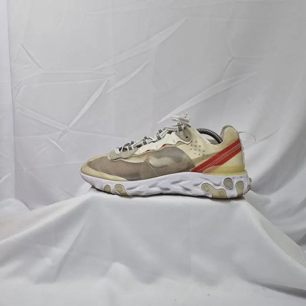 [BUNJANG] Nike React Element 87 White Sneakers / 빈티지하서 245 나이키 리액트 엘리먼트 87 화이트 스니커즈