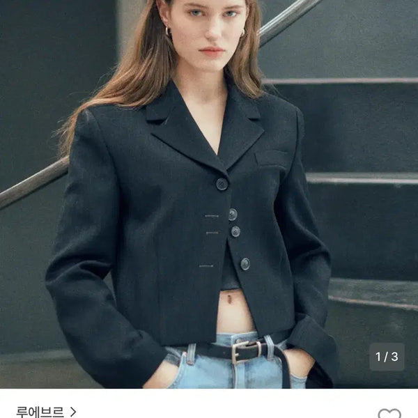 [BUNJANG] L'oeil vert Jacket Black / 루에브르 자켓_블랙