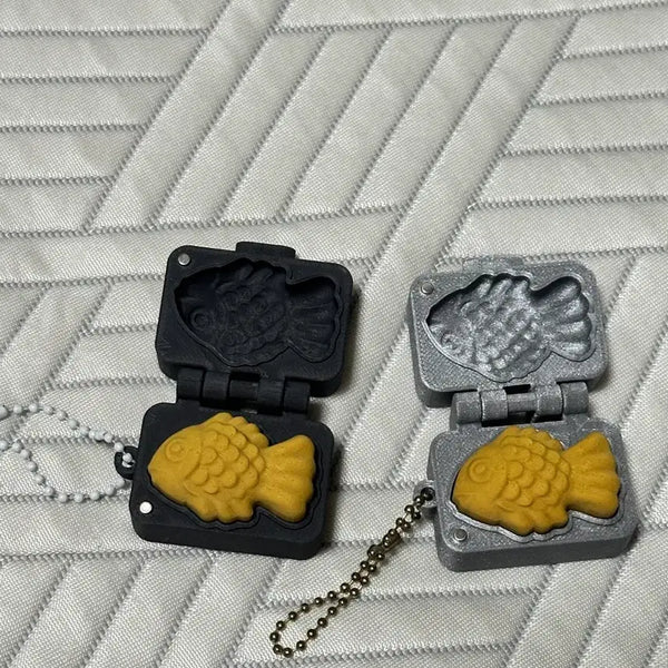 [BUNJANG] Bungeoppang Shaped Keycap Keyring / 붕어빵 키캡 키링