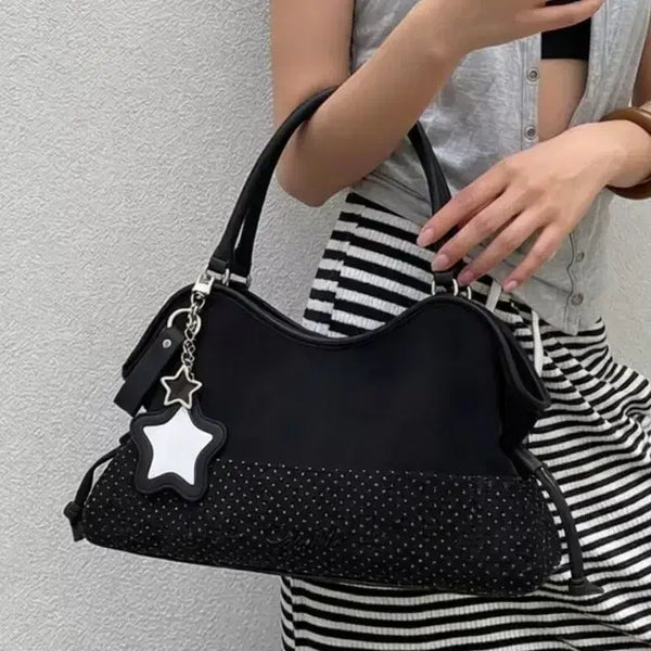 [BUNJANG] Mini Mori Dimsum Black Shoulder Bag / 미니모리딤섬 검정색 숄더백