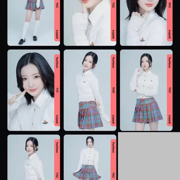 [BUNJANG] tripleS Yooyeon Object Set C109-C116 / 트리플에스 유연 c109-c116 오브젝트 세트
