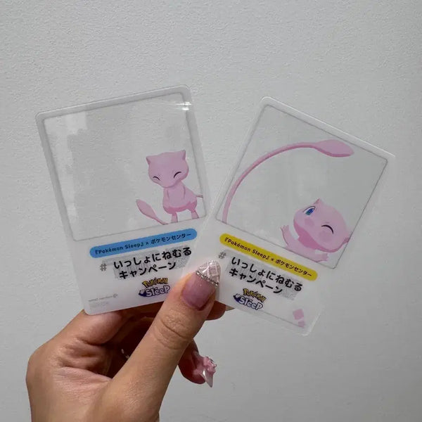 [BUNJANG] Pokemon Center Mew Clear Card / 포켓몬센터 포켓몬 슬립 뮤 클리어카드