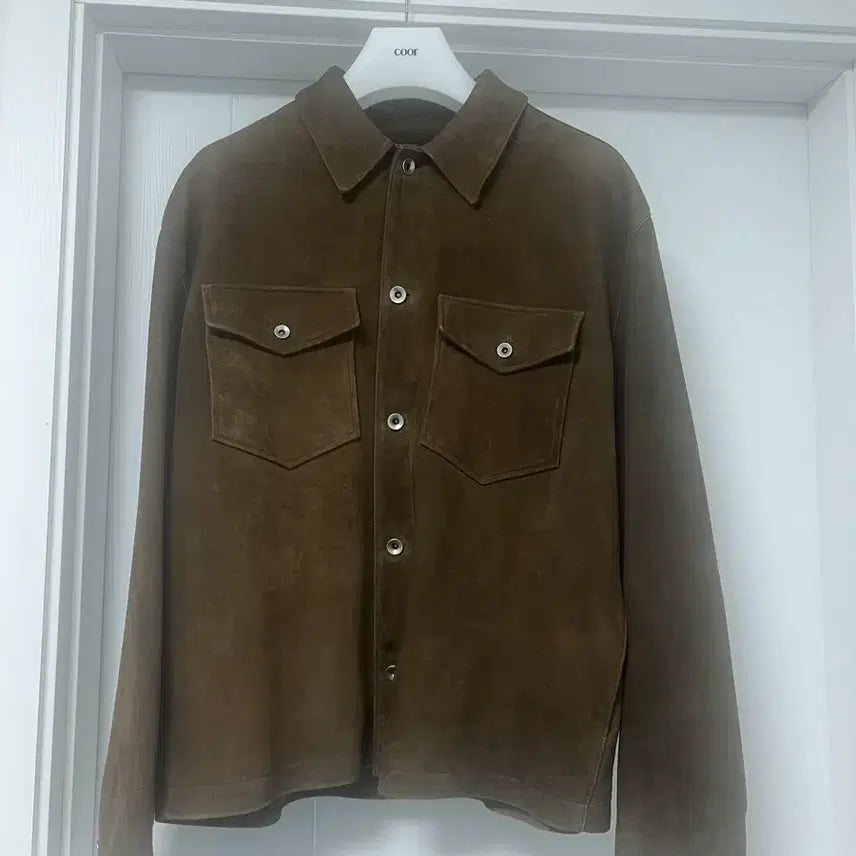 [BUNJANG] Coar Suede Two-Tone Button Jacket / 쿠어 스웨이드 투톤 버튼 자켓