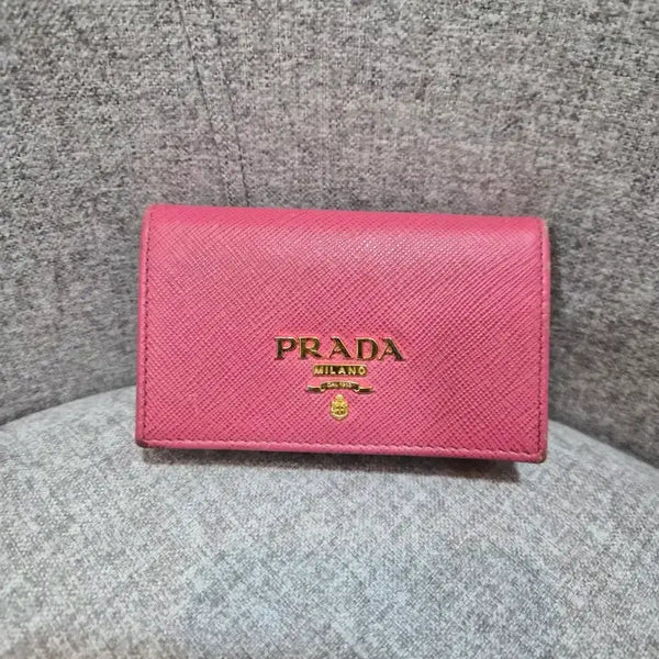 [BUNJANG] Prada Genuine Saffiano Leather Card Holder / 프라다 정품 카드지갑