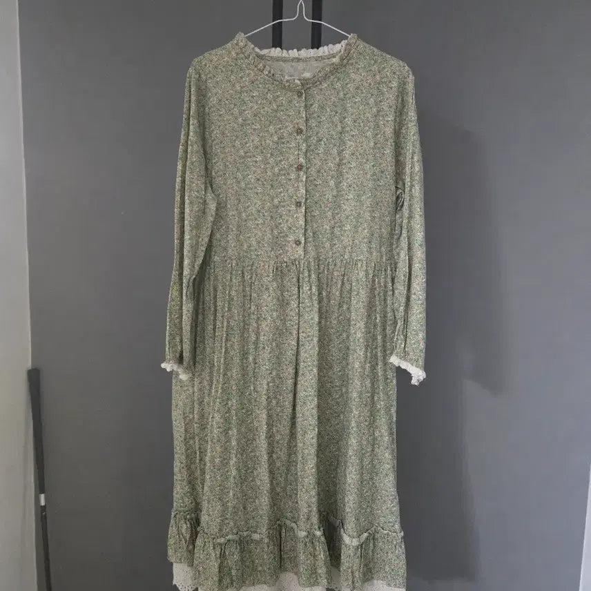 [BUNJANG] Floral Pattern Long Dress / 플로럴 패턴  원피스100