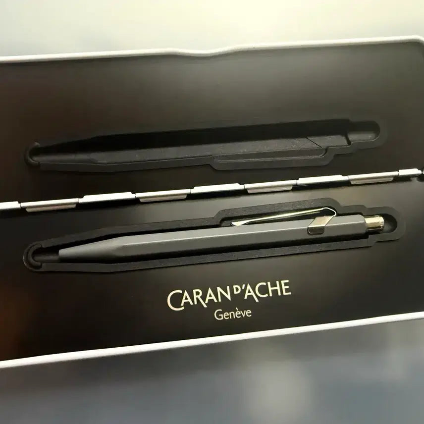 [BUNJANG] Caran d'Ache 849 Metal Ballpoint Pen - Dark Grey / 까렌다쉬 849 메탈 볼펜 다크그레이
