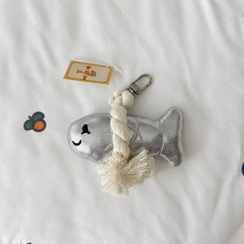 [BUNJANG] Evil Eye Protection Silver Charm Keyring Doll / (새상품) 나쁜 액운을 막아주는 액막이 실버 키링 인형