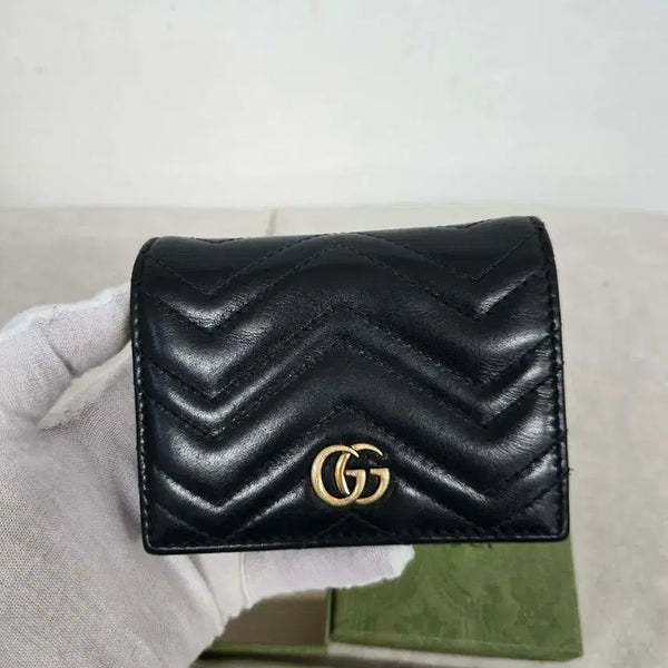 [BUNJANG] Gucci Marmont GG Bifold Wallet / [보증서 정품] 구찌 마몬트 GG 반지갑
