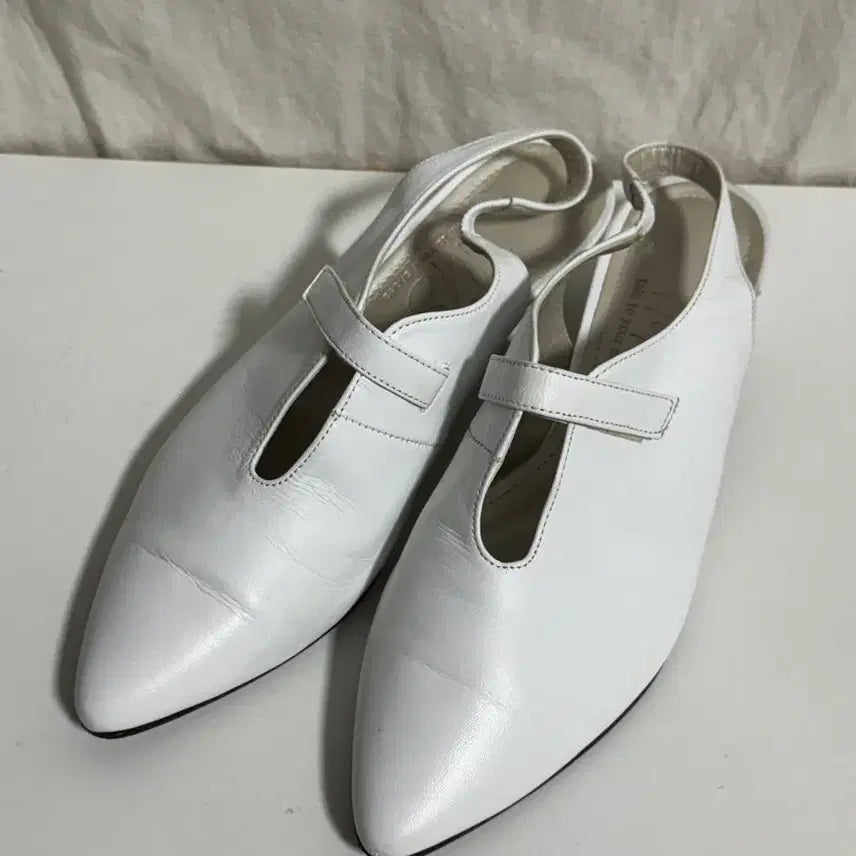 [BUNJANG] ttys White Slingback Shoes / ttys 슬링백 화이트 235 (225-230분들추천!)