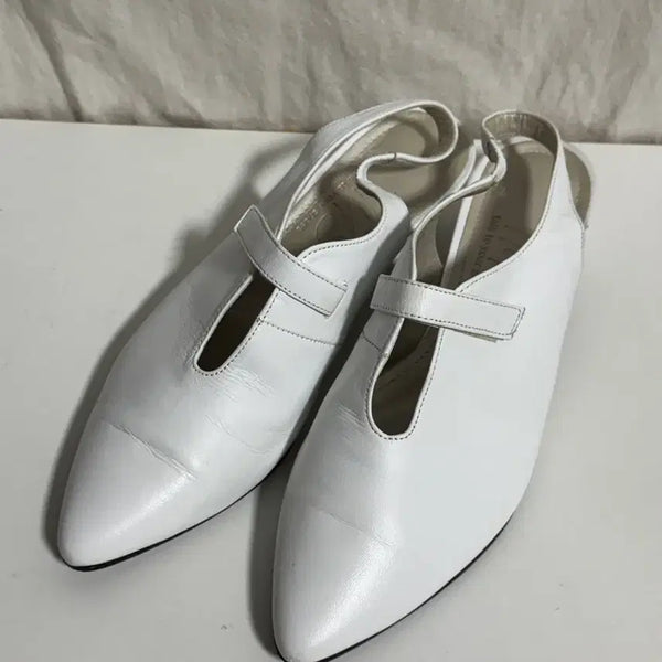 [BUNJANG] ttys White Slingback Shoes / ttys 슬링백 화이트 235 (225-230분들추천!)