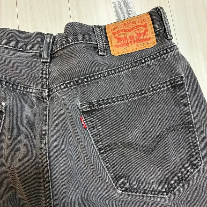 [BUNJANG] Levi's 550 Black Denim Jeans / 리바이스 550 흑청