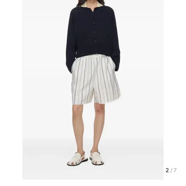 [BUNJANG] Codera Navy Knit Cardigan / 코데라 네이비 니트 가디건
