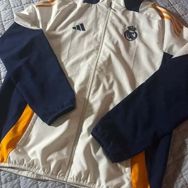[BUNJANG] Adidas Real Madrid Windbreaker Jacket / 아디다스 레알마드리드 바람막이 자켓