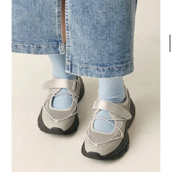 [BUNJANG] Shoopen Multi Strap Sneakers / 슈펜 멀티 스트랩 스니커즈 230