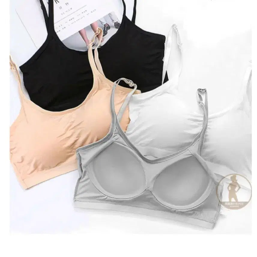 [BUNJANG] No-Wire Bra 3-Pack / 새상품)노와이어 브라 3개