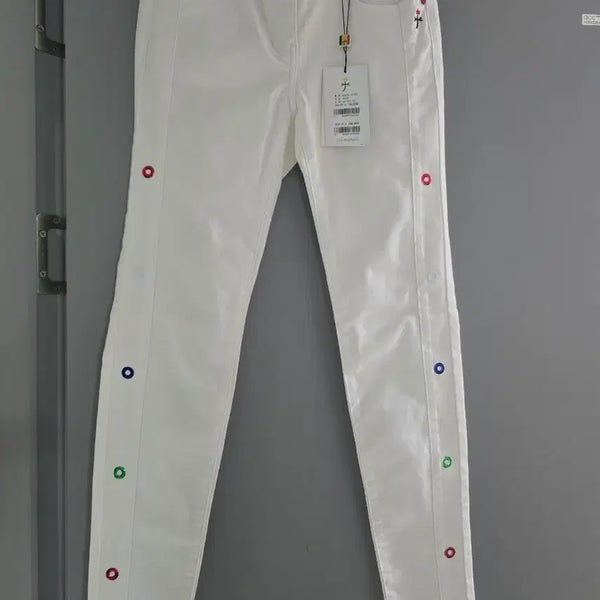 [BUNJANG] Castelbajac White Women's Pants Accessory / 카스텐바쟉~화이트 여성 바지 장식