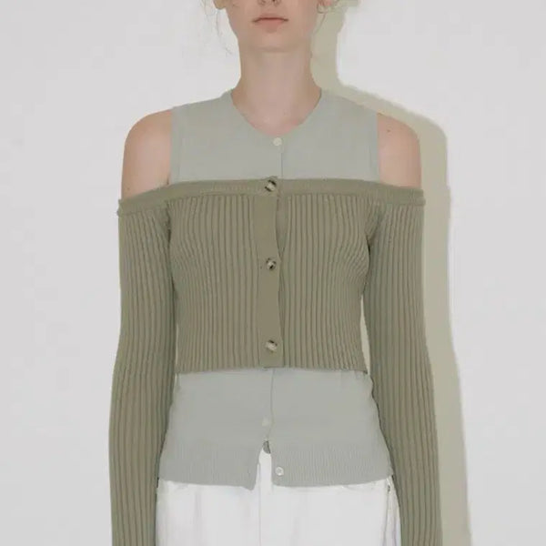 [BUNJANG] Diagonal Two-Way Layered Cardigan / 새상품!! 택포!! 원가 18.9 다이애그널 투웨이 레이어드 가디건