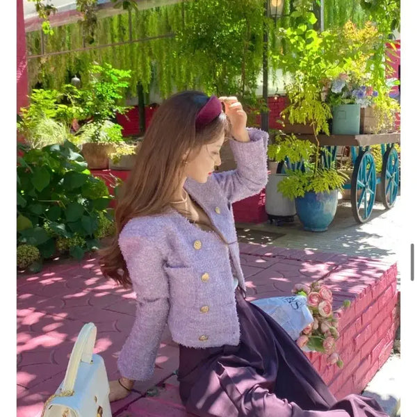 [BUNJANG] Postmonition Betty Double Tweed Jacket / [1번입은 새제품무방] 인기단종상품 12만7천원 포스트모니션 베티 더블
