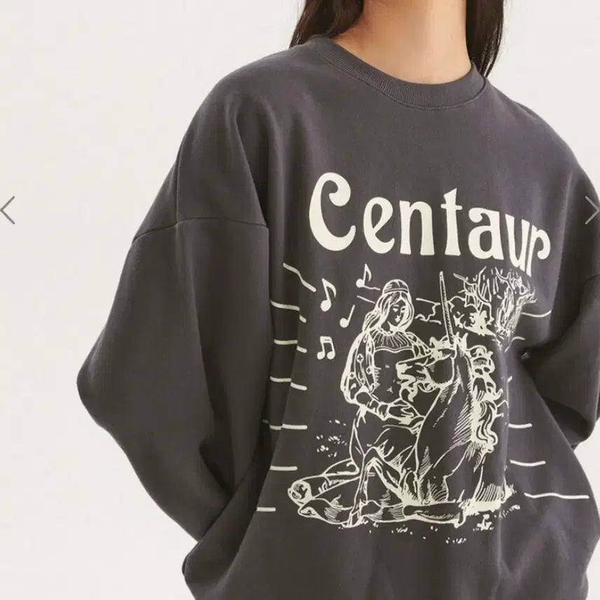 [BUNJANG] Centaur Charcoal Sweatshirt / 센토르 스웻셔츠 차콜
